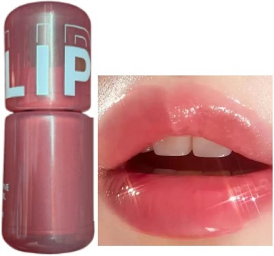 Emijun Plump Lip Gloss Lip Care Transparent Lip Oil Tinted,(3.8 ml, CHERRY)