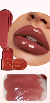 GEGE BEAR Velvet Shine Lip Jelly Gloss for Women with High Glossy Finish[Pack 1](6 g, Cinnamon Cold Apricot)