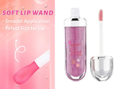KAIASHA Glitter Color Shift Pink Lip Gloss color in just one stroke(10 ml, pink)