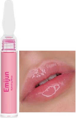 Emijun Non-sticky Long Lasting & Hydrating Lip Gloss|High Shine Glossy Finish(4 g, Pink)