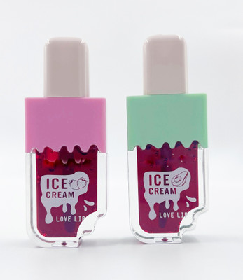 moan's Lip Tint Gives Your Lips Natural Shine and Glow (2 Pcs)(5.7 ml, Multicolor)