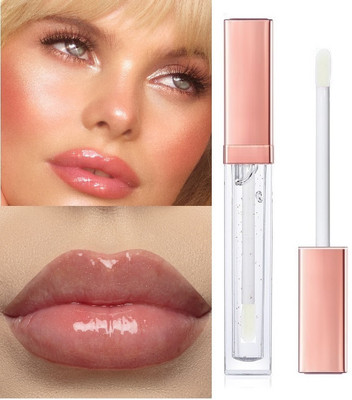 BLUEMERMAID Professional Lip gloss shiny soft formula high pigment formula(6 ml, TRANSPARENT)