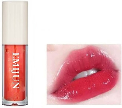 Emijun Lip Gloss for Women | Hydrating & High Shine(4 ml, RED)