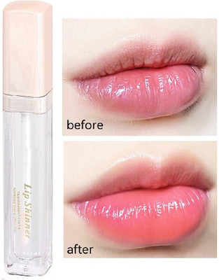Yuency Best Shiny glossy finish water proof & long lasting lip shiner(6 ml, transparent)