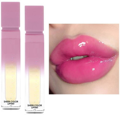 Latixmat Moisturizing and Hydrating Lip Gloss Tint for Dry and Chapped Lips(8 ml, PINK)