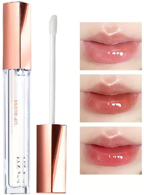 SILDUST Best Moisturizing Pigmented Lip Gloss, Natural Shiny Gloss(6 ml, Transparent)