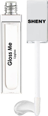 Sheny Lips -Clear Lip Gloss | High-Glossy Shine | Enriched with Lightweight lip gloss(6 ml, white)
