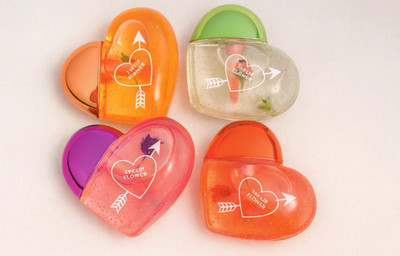 Bajajbeautyshop 4 pcs cute heart shape(10 ml, Multi)
