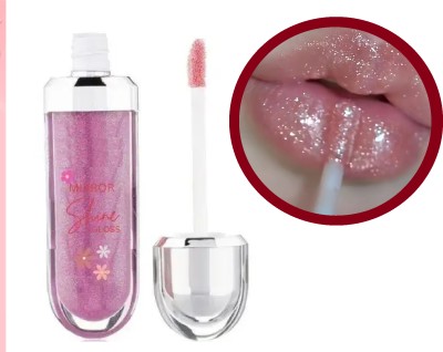 sheny soft Best Glitter Lip Gloss Moisturizing Metallic Liquid Glossy all lip care lip(10 g, PINK)