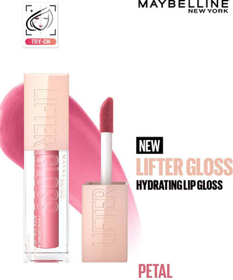 MAYBELLINE NEW YORK Lifter Gloss, Petal | Moisturizing,Tinted Lip Gloss With Hyaluronic Acid, 5.4 ml(5.4 ml, Petal)
