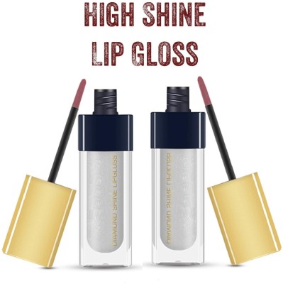 MYEONG Diamond Shiny Transparent Lipgloss Combo Set(12 ml, Transparent)