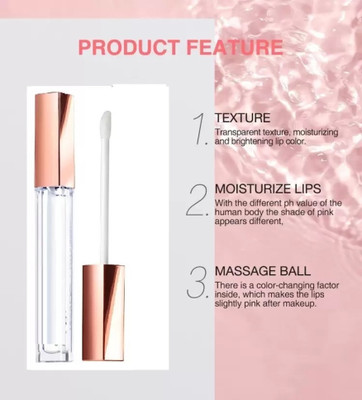 FELICECHIARA Professional Lip Gloss for Women | Hydrating & High Shine | Lightweight(6 ml, Transparent)