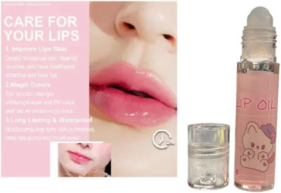 FELICECHIARA Lip Care Lip Serum Roll On Glossy & Shiny Moisturizing & Nourishing Effect(10 ml, Transparent)