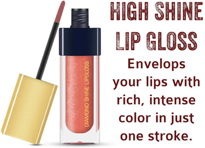 MYEONG Shiny Glossy Daily Use With Lipstick Diamond Lipgloss(6 ml, Famous)