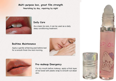 FELICECHIARA PROFESSIONAL LIP SHINE ROLL ON GLOSS(10 ml, Transparent)