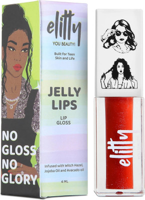 Elitty Lip Gloss For High Shine, Glossy Finish and Hydrating (Pretty Extra)(4 ml, Pretty Extra)