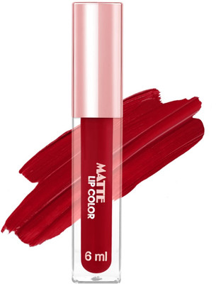 YAWI Red Edition Non Transfer & Liquid Matte Lipstick(Maroon, 6 ml)