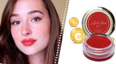ADJD Soft Natural Glow Lips & Cheek Tint - Effortless Blending 103(10 g, FIRE BRICK)