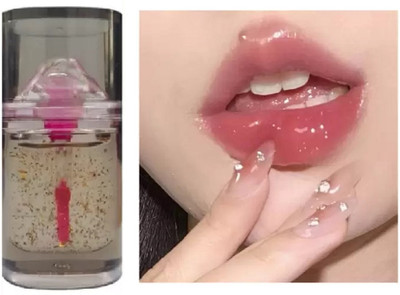 GABBU COLOR CHANGING LIP TINT FOR LONG LASTING WATERPROOF(6 ml, TRANSPARENT GLITTER)