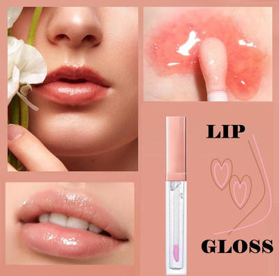 Herrlich Glassy Gloss Lip Gloss I Lipgloss For Glossy Shiny Moisturizing & Hydrating Lips(6 ml, Transparent)