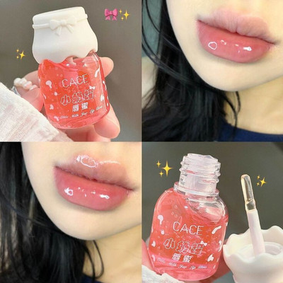 ARRX Milk Can Bottle Color Changing Pink Shine Long lasting Lip Gloss Orange(8 ml, Pink)