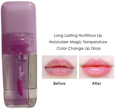 HUZURLU Moisturize Lip Oil Glossy Jelly Lip-02(3 ml, PINK)