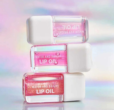 pink cheeks Ultra-Hydrating Clear & Tinted Lip Oil for Glossy Finish (Pack of 3)(15 ml, MULTICOLOR)