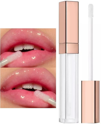 HUZURLU Glossy Clear Moisturizing Lip Gloss Not Sticky Long Lasting Soft Lips(6 ml, Transparent)