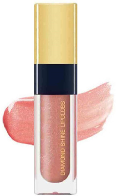 THTC Diamond Shimmer Metallic Lip Gloss Glitter(6 ml, Shimmer Peach)