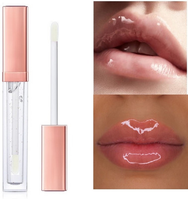 NADJA HIGH QUALITY BEST GEL GLOSSY SHINY LIP GLOSS BEST FOR WOMEN(8 ml, TRANSPARENT)