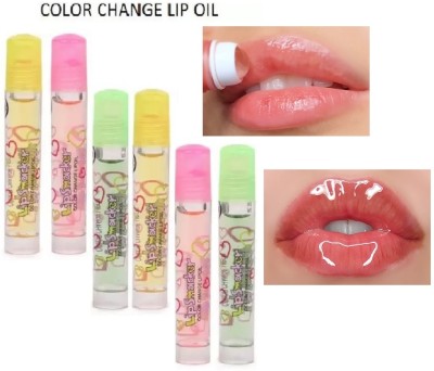 FELICECHIARA Moisturizing Lip Oil Gloss Tint for Dry & Chapped Lips Cute Shape Glossy Shine(18 g, MULTICOLOR)