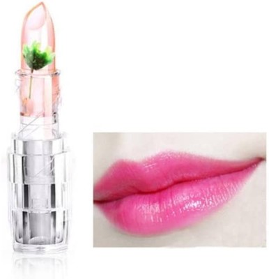 GABBU Jelly Flower Lipstick Temperature Changing Lipstick Pack of 1(3.6 g, pink)