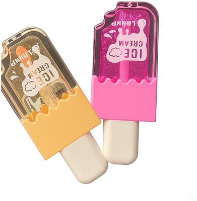 Blushing Babeue Soft Ice Cream Lip Gloss Tube - Daily Use(0.2 g, Pink)