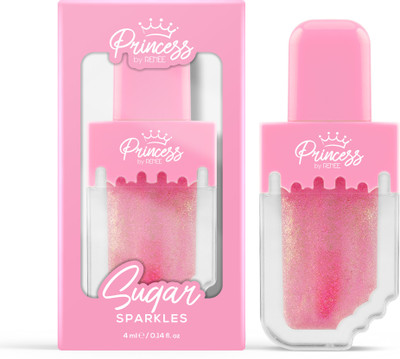 Renee Sugar Sparkles Glossy Lip Gloss, Shimmery, Non-Sticky, Nourishing, Vitamin E(4 ml, Sugar Sparkles)
