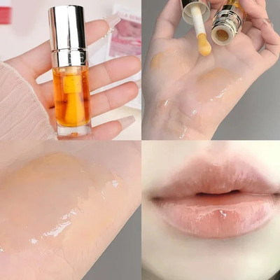 VONGEE Moisturizing Lip Oil by Gege Bear Lightweight and Glossy Long-Lasting Hydration(6 ml, Shade 1)