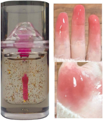 GFSU - GO FOR SOMETHING UNIQUE Ice Shaped Lip Gloss Non-stick Cup Lipstick Cute Lip Glaze(6 ml, transparent)