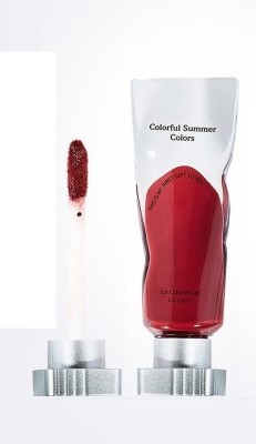 MYEONG Red Color Non-Stick Long-Lasting Lip Glaze Red(Pack of: 1, 4.5 g)