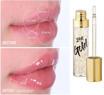 CATERINACHIARA 24K Gold Moisturizing Lip gloss(6 ml, transparent)