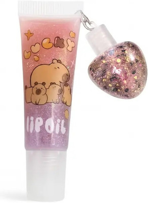 CATERINACHIARA Korean Shimmery Glitter Lip Gloss For Lips(3.6 ml, Clear)