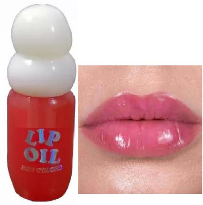 Luipui best red color change to pink lip gloss best for girl(7 ml, pink)