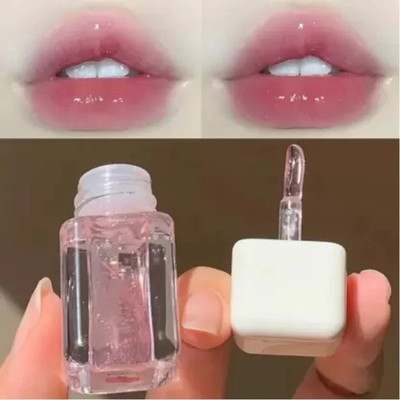 HUZURLU High shine Lip Gloss Richly Pigmented for smooth lips(6 ml, Transperent)