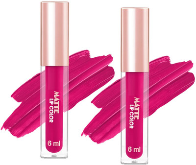YAWI Liquid Lipstick gives a flawless and matte finish combo(purple, 12 ml)