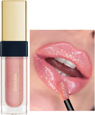 EVERERIN Shimmer Lip Gloss Non-sticky High Glossy Shine Soft & Hydrating Lips(6 ml, Baby Pink)