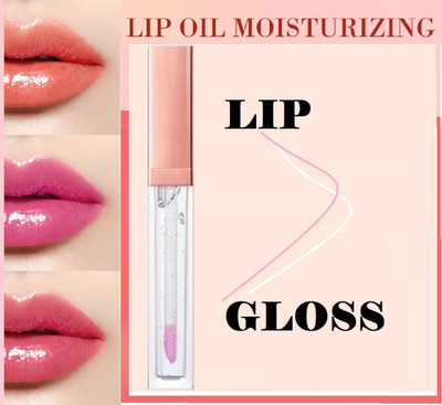 Vyomiris Hot Lips Clear Lip Gloss High-Glossy Shine Enriched with Vitamin(6 ml, Transparent)