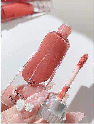 MYEONG Not-Sticky Brown Color Lip Glaze Lip Gloss Matte Lip Gloss For Women(4.5 ml, Brown)