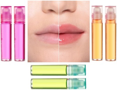 Neycare GLOSSY LIP COLOR CHANGING LIP OIL PINK COLOR WATERPROOF(18 g, TRANSPARENT)