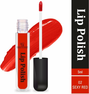 Half N Half Lip Polish Liquid Matte Lipstick, Sexy Red-02 (6ml)(6 ml, Sexy-Red)