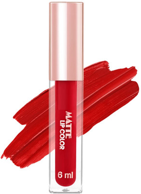 MYEONG full-coverage & smudge-proof liquid lipstick(Hot Red, 6 ml)