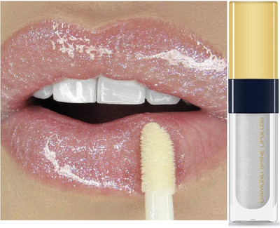 tanvi27 Plump Lightweight Mattalic Clear Lip Gloss With High Shine Glossy Finish(Mattalic Clear, 6 ml)