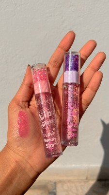 Bajajbeautyshop Kawaii diamond shine lipgloss(10 ml, Pink)